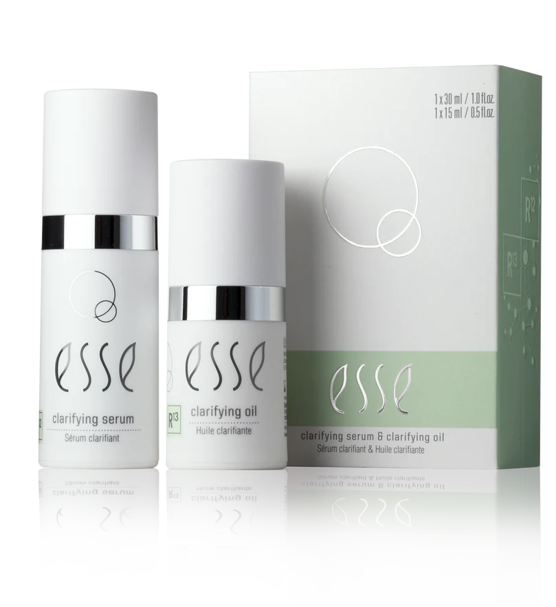 Esse acne treatment package with Clarifying Oil 15ml and Clarying serum 30ml