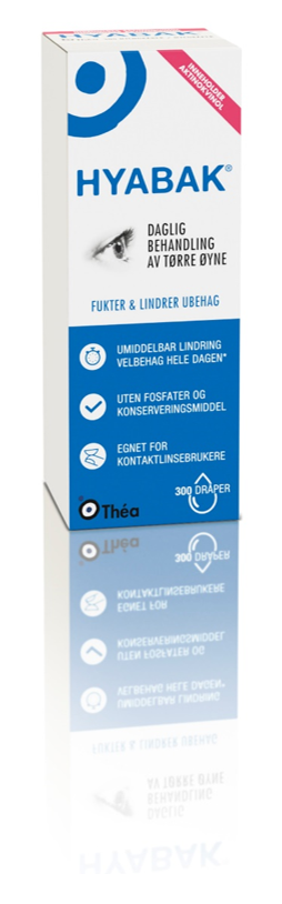 Hyabak øyedråper 10ml