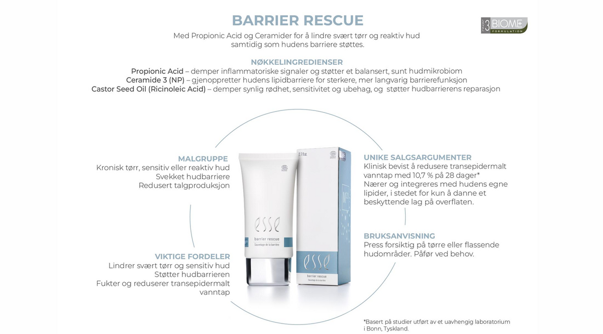 Esse Skin Rescue kit. Gave ved Esse handel over 2300kr