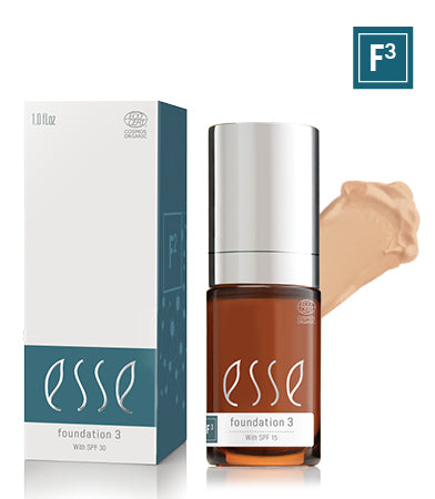 Esse Foundation #6 – økologisk foundation med SPF 30 for alle hudtyper.